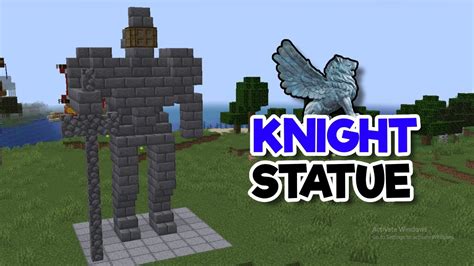 I'm trying to make it compact but detailed as much as possible but the top part is giving me a run for my money because of proportions. . Knight minecraft statue